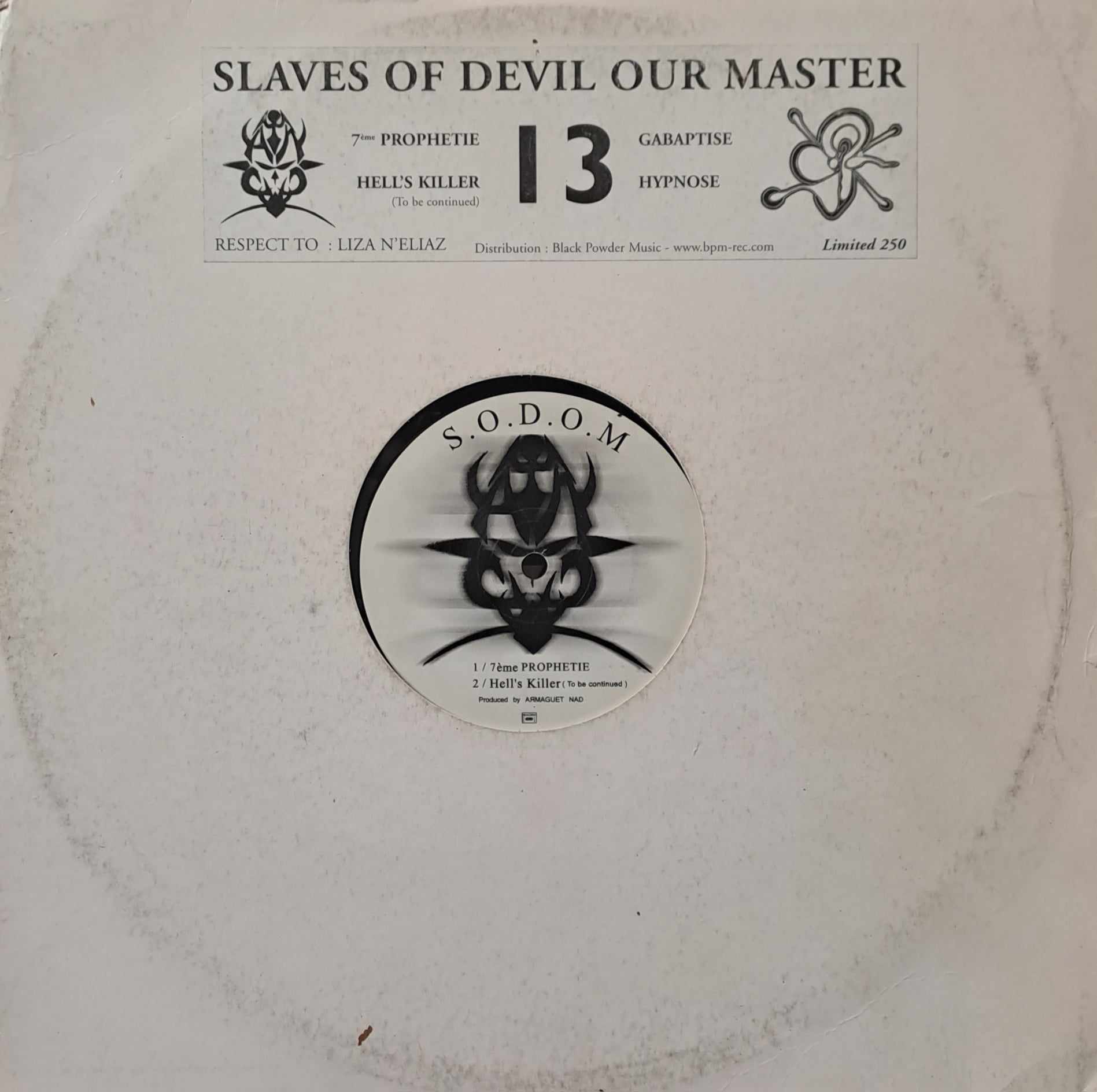 S.O.D.O.M. 13 - vinyle hardcore